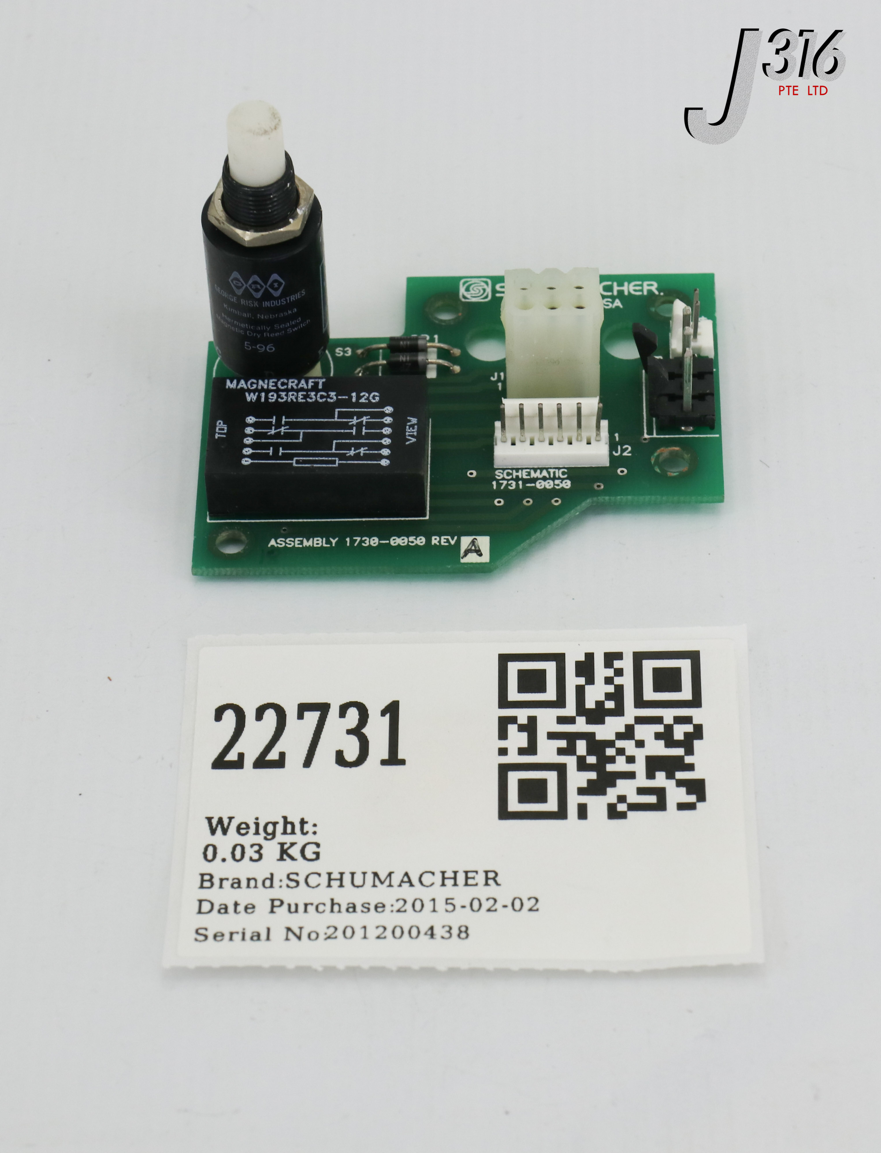 に 22731 SCHUMACHER PCB ASSY, 1731-0050, 1720-0050 1730-0050 | eBay
